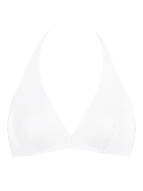 ERES Gang triangle bikini top - White