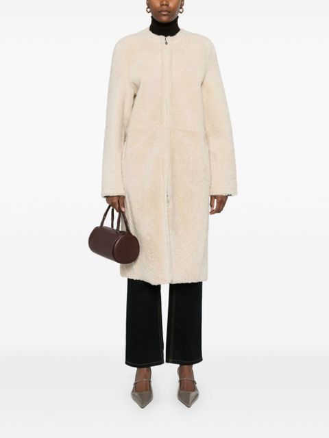 TOTEME shearling coat - Neutrals - zdjęcie produktu nr 2