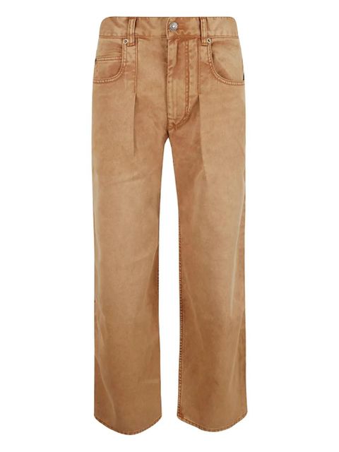 ISABEL MARANT Rodayna pleated trousers - Brown - zdjęcie produktu nr 1