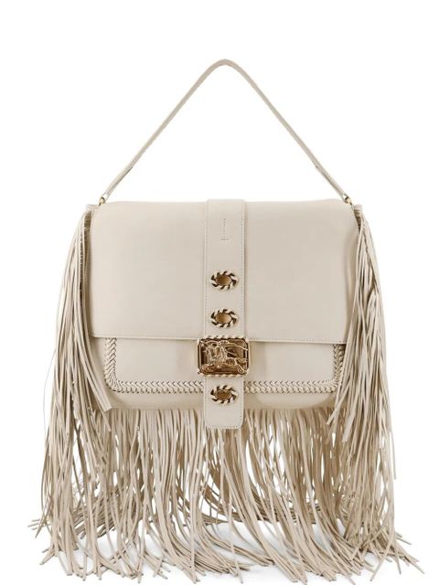 Burberry Rider fringe whipstitch shoulder bag - Neutrals - zdjęcie produktu nr 1