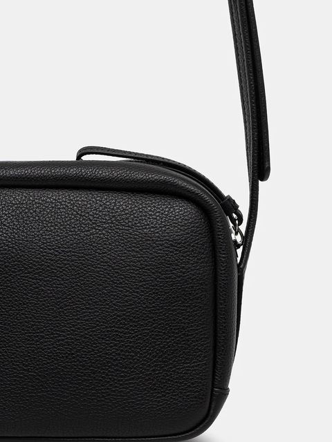 Lacoste torebka skórzana kolor czarny NF4506IE - zdjęcie produktu nr 2