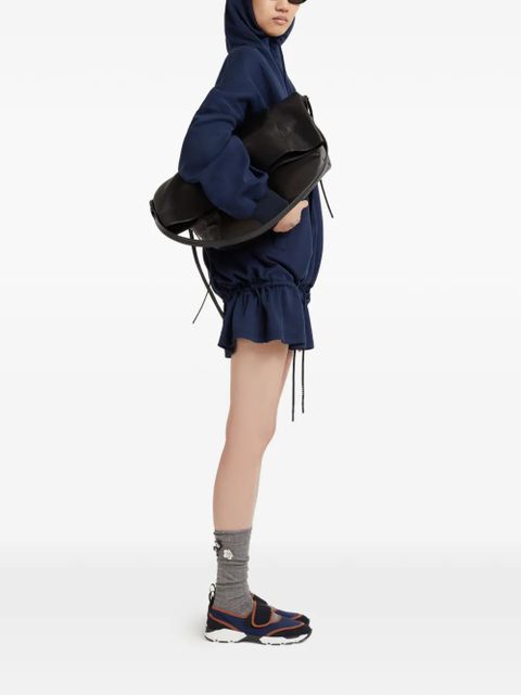 Marni drawstring mini dress - Blue