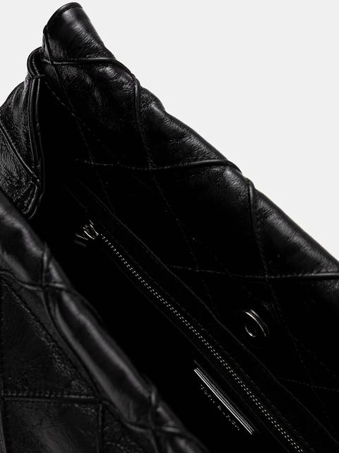 Tory Burch torebka skórzana Fleming kolor czarny 165170-001