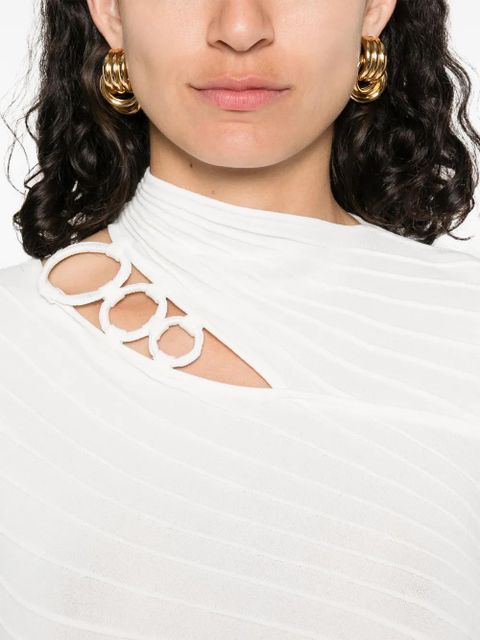 Cult Gaia pleated blouse - White