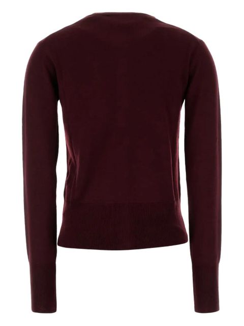 Vivienne Westwood orb-embellished virgin-wool cardigan - Red - zdjęcie produktu nr 2