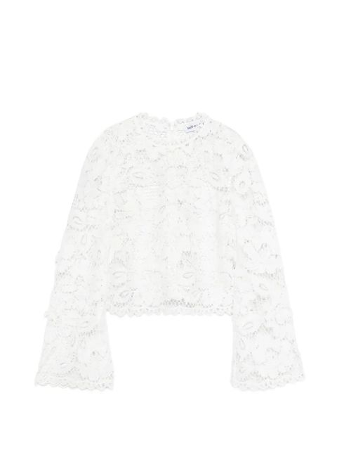 Self-Portrait lace top - White - zdjęcie produktu nr 1