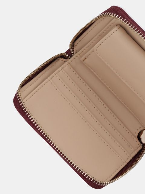 Guess portfel LAUREL damski kolor bordowy SWBG74 59137