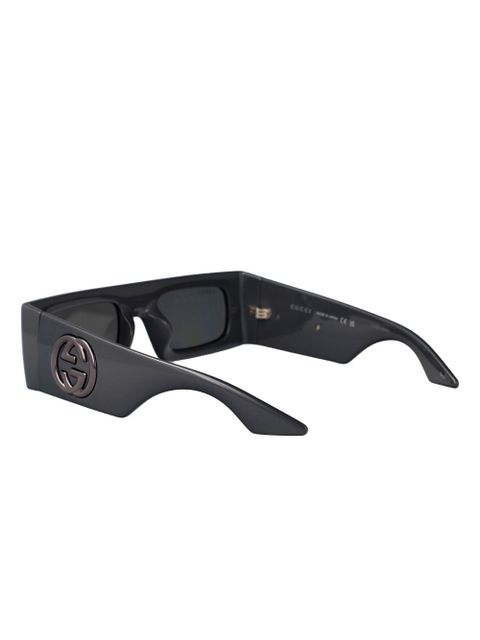 Gucci Eyewear square frame glasses - Grey