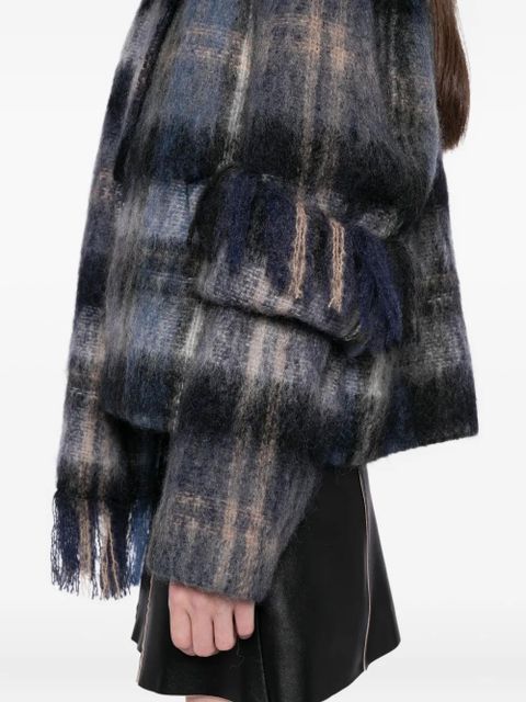 LOEWE plaid blazer - Blue