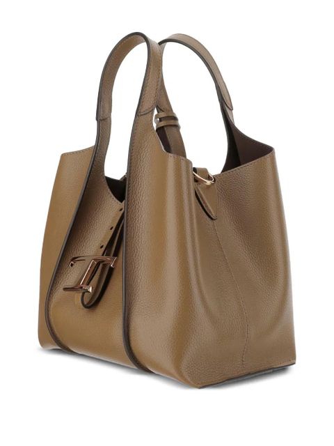 Tod's leather T-buckle shoulder bag - Brown