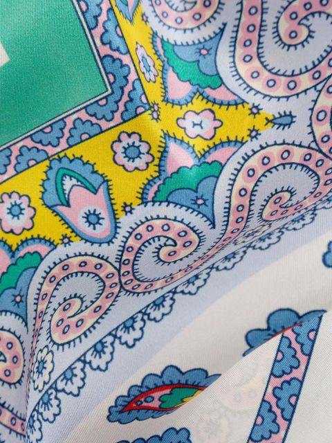 ETRO graphic print scarf - Neutrals