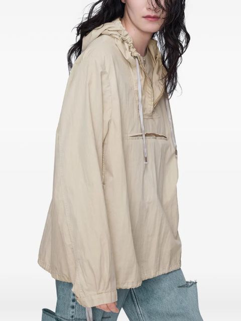 Maison Margiela drawstring hoodie - Neutrals