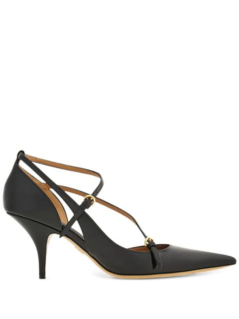 Ferragamo 70mm leather pumps - Black - zdjęcie produktu nr 1