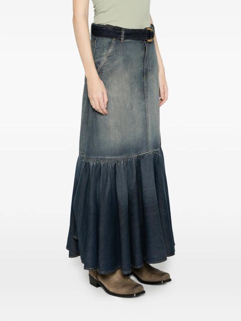 PINKO denim maxi skirt - Blue