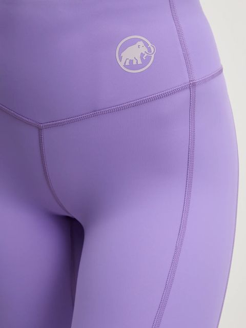 Mammut legginsy sportowe Massone damskie kolor fioletowy gładkie - zdjęcie produktu nr 2