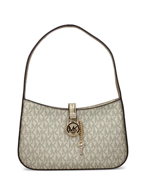 Michael Kors monogram-pattern padlock-detail tote bag - Neutrals - zdjęcie produktu nr 1