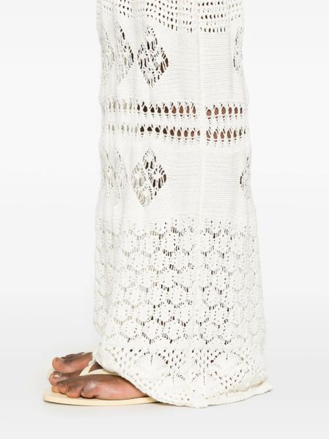 PUCCI crochet maxi skirt - Neutrals