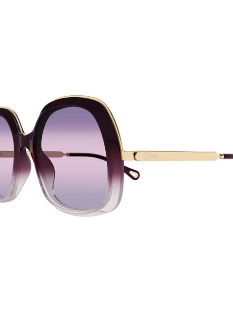 Chloé Eyewear round frame sunglasses - Purple