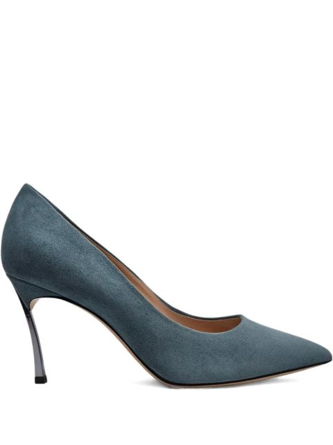 Casadei 80mm Blade pumps - Green - zdjęcie produktu nr 1