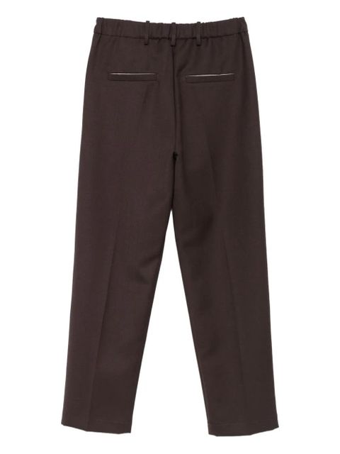 Alysi pleated wool trousers - Brown - zdjęcie produktu nr 2