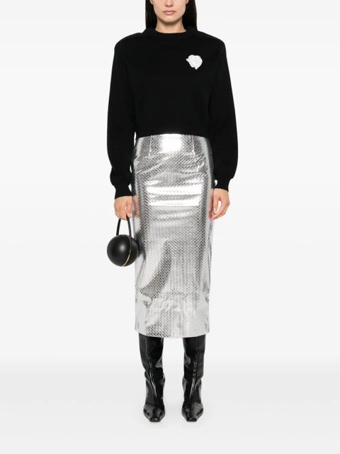 ROTATE BIRGER CHRISTENSEN Firm sweater - Black