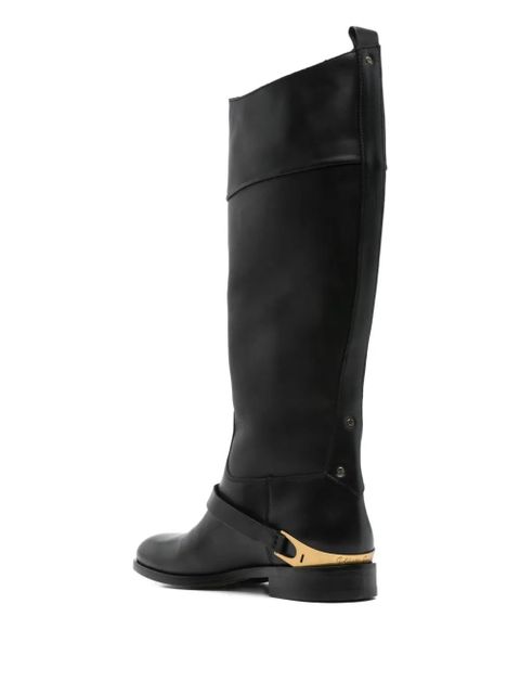 Golden Goose Charlie buckled knee-high boots - Black - zdjęcie produktu nr 2