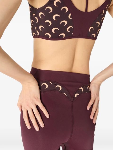 Marine Serre Athleisure mini shorts - Red