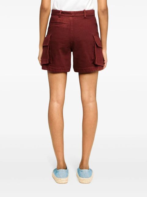 JW Anderson cargo twill shorts - Red