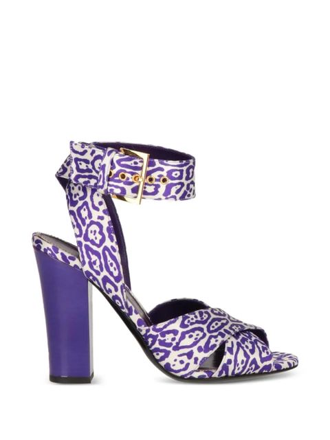 TOM FORD animal-print sandals - Purple - zdjęcie produktu nr 1