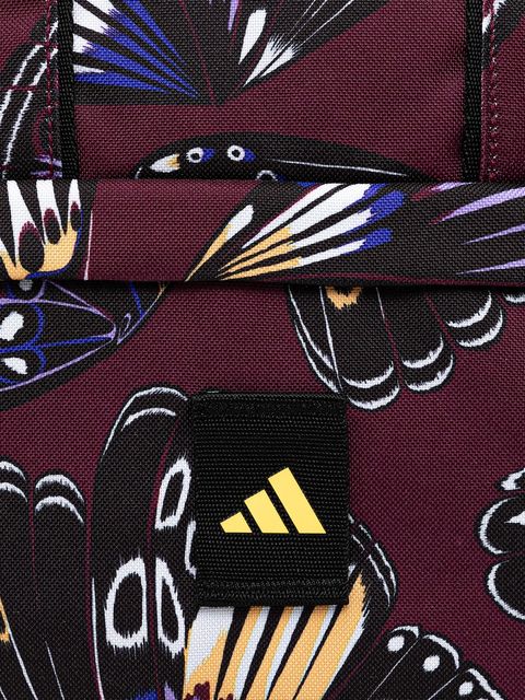 adidas plecak x Farm Rio damski kolor bordowy duży wzorzysty JN2674