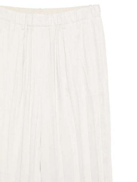 Alysi pleated trousers - White