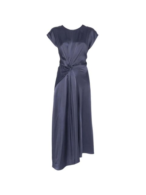 Victoria Beckham twisted midi dress - Blue - zdjęcie produktu nr 1
