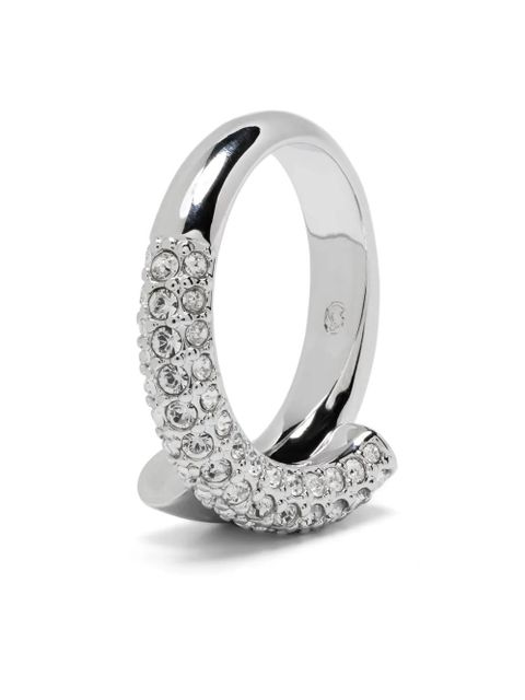 Swarovski Dextera crystal embellished ring - Silver