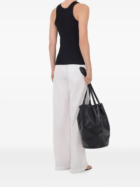 LouLou de Saison LIMBA embroidered tank top - Black