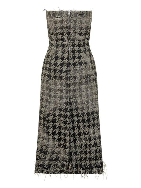 Diesel houndstooth frayed dress - Black - zdjęcie produktu nr 2