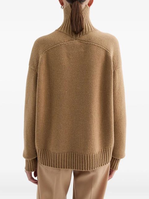 Jil Sander high-neck sweater - Brown
