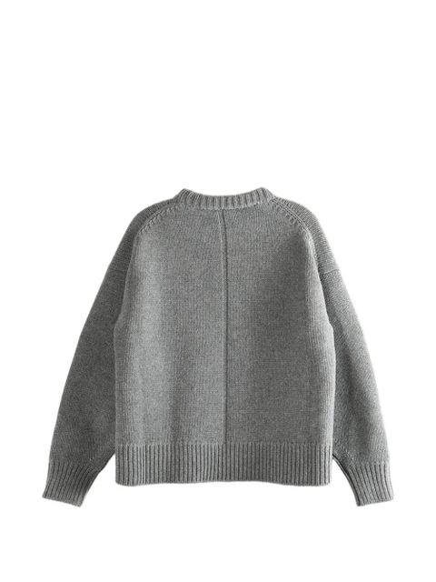 The Row Ophelia ribbed crew-neck sweater - Grey - zdjęcie produktu nr 2