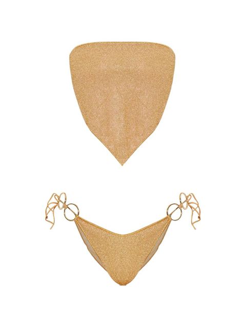 Oséree ring-detail bikini - Gold - zdjęcie produktu nr 1