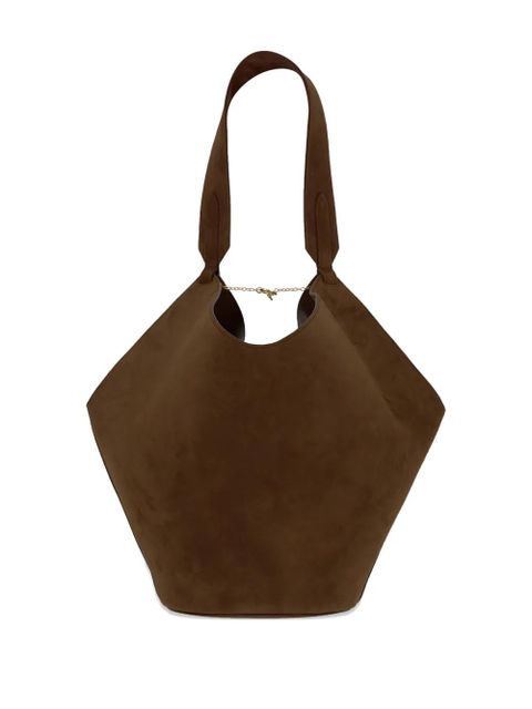 KHAITE suede shoulder bag - Brown - zdjęcie produktu nr 2
