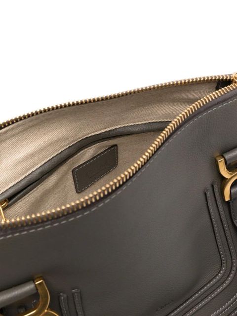 Chloé Marcie leather tote bag - Green