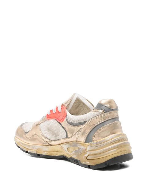 Golden Goose Dad-Star metallic sneakers - Neutrals