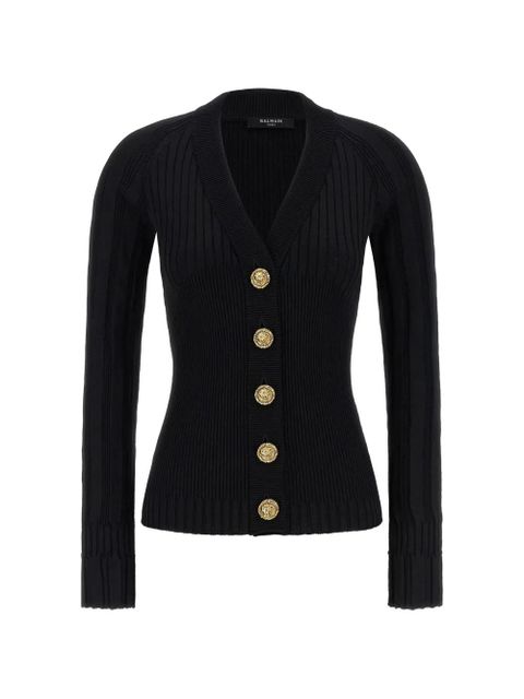 Balmain button V-neck cardigan - Black - zdjęcie produktu nr 1