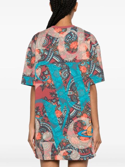 Vivienne Westwood paisley-print T-shirt - Pink