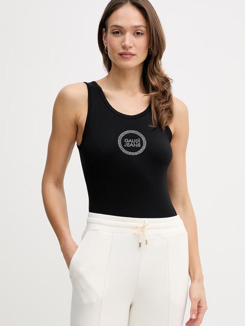 Gaudi top damski z bawełną - zdjęcie produktu nr 2