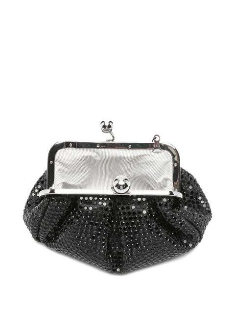 Weekend Max Mara Wkalama embellished clutch bag - Black