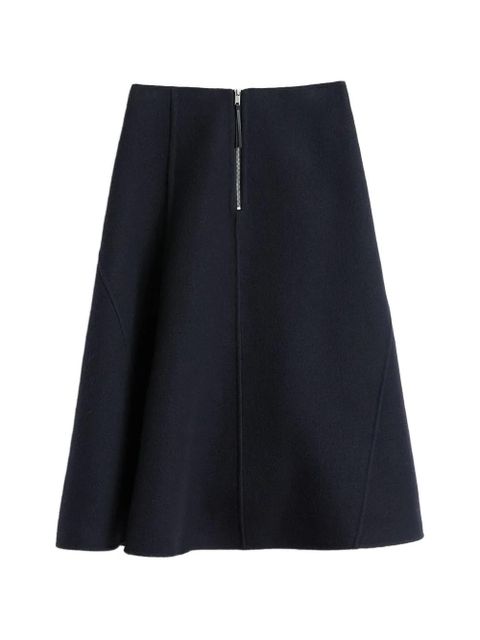 Jil Sander panelled A-line midi skirt - Blue - zdjęcie produktu nr 2