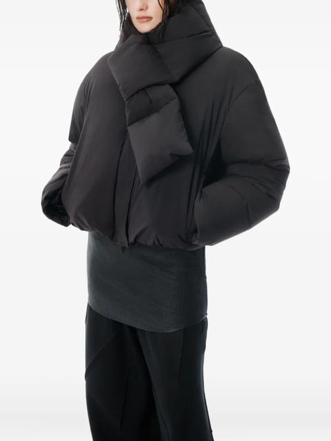 Alexander Wang cropped puffer jacket - Black