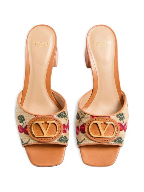 Valentino Garavani VLogo Signature Cherryfic sandals - Neutrals