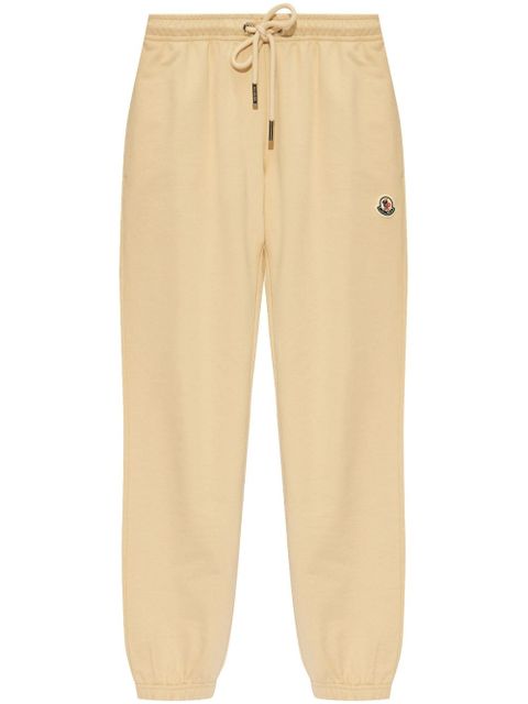 Moncler logo-patch cotton track pants - Neutrals - zdjęcie produktu nr 1