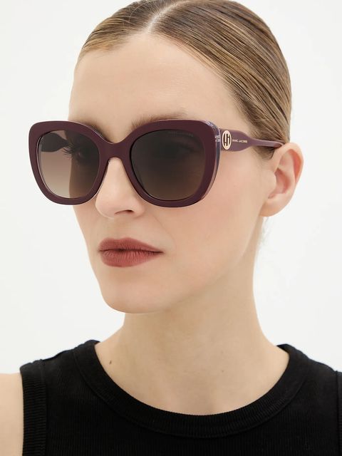 Marc Jacobs okulary przeciwsłoneczne damskie kolor bordowy MARC 852/S